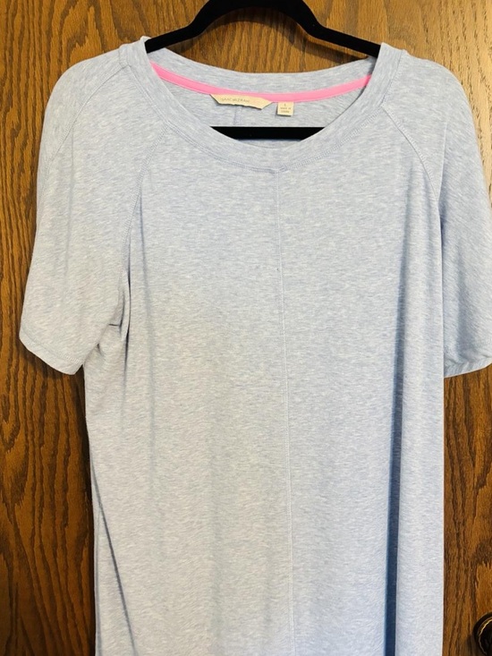 Isaac Mizrahi Dresses & Skirts - Isaac Mizrahi Live! Light Blue Heathered T-Shirt Dress Size M